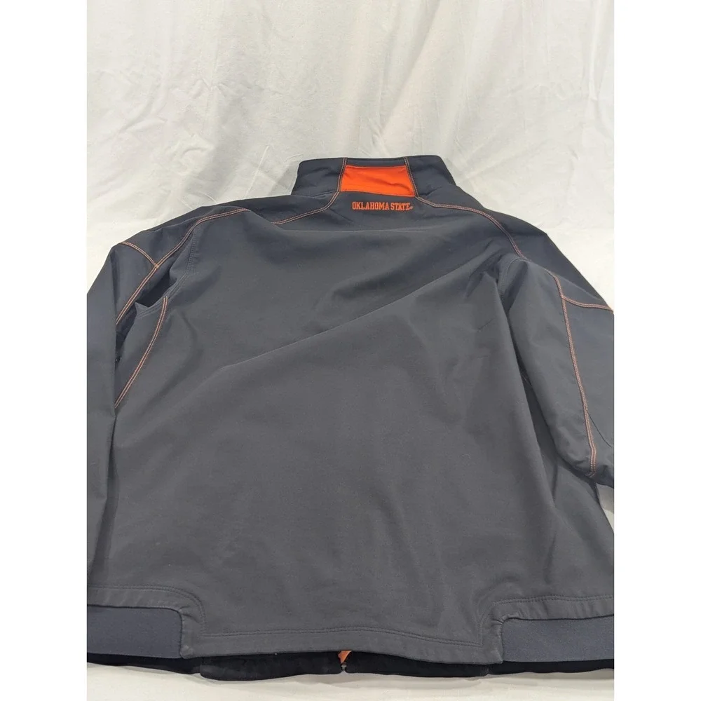 Oklahoma State Jacket XXL Vintage Nike Team Full Zip‎ Up Windbreaker Coat Faded